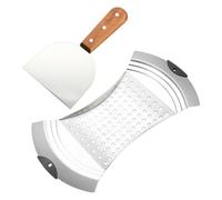Spätzle Machine à pâtes traditionnelles trous de 7 mm avec poignées en | Râpe à pizza en acier inoxydable pour la cuisine, la préparation du dîner, les fêtes de vacances, les amateurs de pâtes et