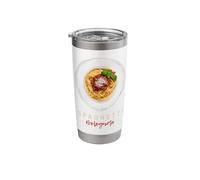 Spaghetti Bolognaise design chef gastronomique nouilles Gobelet isotherme en acier inoxydable double paroi