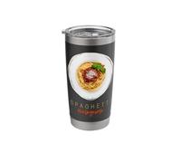 Spaghetti Bolognaise design chef gastronomique nouilles Gobelet isotherme en acier inoxydable double paroi