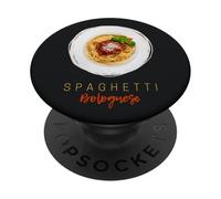 Spaghetti Bolognaise Design Chef gastronomique Nouilles PopSockets PopGrip Adhésif