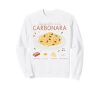 Spaghetti Carbonara Tee Recette de Plat de pâtes pour Amateurs de Cuisine Italienne Sweatshirt