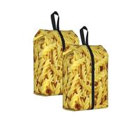 Spaghetti， Lot de 2 Sacs à Chaussures de Voyage, Sacs de Rangement imperméables, Organisateur de Chaussures pour Les Voyages et la Maison