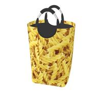 Spaghetti,Panier à linge pliable, grand bac de rangement résistant avec poignées, 50 L