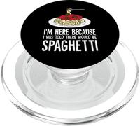Spaghetti Pâtes Italiennes Je ne suis là Que pour Les PopSockets PopGrip pour MagSafe