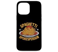 Spaghetti Porte-Parole Pâtes Party Coque pour iPhone 13 Pro Max