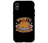 Spaghetti Porte-Parole Pâtes Party Coque pour iPhone X/XS