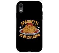 Spaghetti Porte-Parole Pâtes Party Coque pour iPhone XR