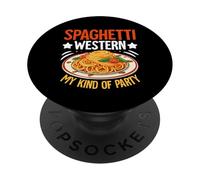 Spaghetti Western My Kind of Party Pâtes Party PopSockets PopGrip Adhésif