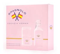 SPAGNOLO - Esencia Woman 75 ml + 30 ml, Coffret Cadeau Femme, Eau de Cologne, Eau de Cologne Femme, Parfum Spray, Eau de Toilette Naturelle et Féminine, Arôme Floral Fruité, Parfum Frais