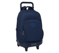 SPAGNOLO - Grand sac à dos à roulettes, compact, amovible, idéal pour les enfants de différents âges, confortable et polyvalent, qualité et résistance, 33 x 22 x 45 cm