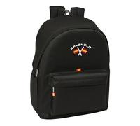 Spagnolo Sac à dos pour ordinateur portable 15,6" et USB, idéal pour les jeunes de différents âges, tissu recy onfortable et polyvalent, qualité et résistance, 31 x 18 x 44 cm