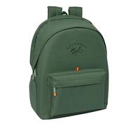 SPAGNOLO VERDE - Sac à dos pour ordinateur portable 15,6" et USB, idéal pour les jeunes de différents âges, tissu recy onfortable et polyvalent, qualité et résistance, 31 x 18 x 44 cm