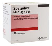 Spagulax Mucilage Pur Granulé Ispaghul 20 Sachets