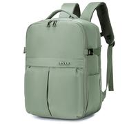 SPAHER 25L Sac à Dos Voyage Avion 40x30x20cm Ryanair Bagage Cabine, Vert | 180 ° Design d'ouverture, Poches Humides, Tissu Résistant à l'eau, Compartiment pour Ordinateur Portable de 15,6 Pouces