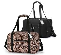 SPAHER 2X Sac de Voyage Cabine Avion 40x20x25 Ryanair Bagage a Main Cabine | 20L Petit Bagage à Main Sac Maternité Weekend Transport Femme Homme Imperméable Léger Valise Cabine 40x20x25 pour Gym Sport