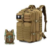 SPAHER 50L Sacs à Dos Tactique Militaire Sac de Randonnée Sac de Survie Sac a Dos de Voyage étanche Assault Pack Grande Capacité Sac à Dos de Trekking Militaire Armée Molle Sac à Dos de Chasse