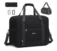 SPAHER Sac de Voyage Cabine Avion Bagage Cabine 45x36x20 Easyjet Sac de Sport Weekend Maternité Piscine Femme Homme Imperméable 30L Bagage a Main avec Bandoulière Amovible