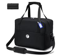 SPAHER Wizzair Vueling Sac de Voyage Pliable 40 x 30 x 20 cm Sac à Main étanche Sac de Sport pour Homme Sac de maternité hôpital Sac Bagages Week-End Femme 25 l, B494 - Noir - Modèle actualisé - 1