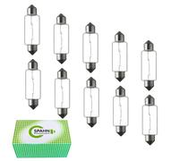 SPAHN - Lot de 10 ampoules navette 12 V 18 W S8,5 15 x 41 mm 12 V 18 W