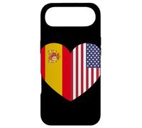 Spain and USA Flags: United in Friendship and Pride Coque pour iPhone Air