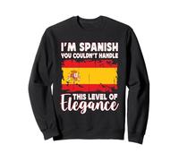 Spain Flag Proud Elegant Spanish Boyfriend Girlfriend Sweatshirt