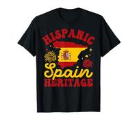 Spain Pride Flag Hispanic Heritage Month T-Shirt