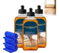 Spainho Floor Cleaner,Aucosh Powerful Multi-purpose Cleaner,Fragrance Cleaning Care Solution,Dual-Action Stain Odor Remover Floors Cleaners,For Wood,Marble,Wooden Furniture-Long Lasting Fragrance (3)
