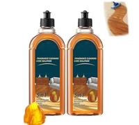 Spainho Nettoyant pour sols Aucosh Solution d'entretien de nettoyage parfumé 5 en 1, nettoyant pour sols, teinture et odeur à double action, pour carrelage, parquet (2, Ambre, 2 pièces)