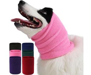 Spajoy Bande apaisante pour chien et chat - Double couche épaisse - Bande élastique pour le cou et la réduction du bruit - Pour soulager l'anxiété/protection contre le bruit, toilettage, tonnerre