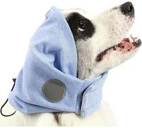 Spajoy Sweat à capuche apaisant pour chien - Réduction du bruit - Cache-oreilles pour le bain - Orages - Réfléchissant - Protection contre le bruit