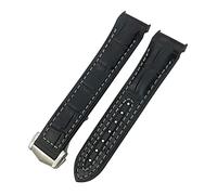 SPAKAMTZTK 19 Mm 20 Mm 21 Mm 22 Mm En Cuir En Caoutchouc Watchband Compatible For Oméga Compatible For La Planète Compatible For La Sangle De Montre De Sport En Nylon En Silicone Océanique bracelet de
