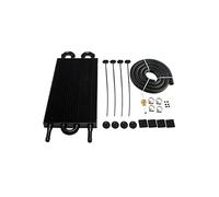SPAKAMTZTK 1Pc 4 Row 6 Row Universal Aluminum Remote Transmission Oil Cooler Auto-Manual Radiator Converter Oil Cooler Kit Refroidisseur d'huile(B)