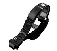 SPAKAMTZTK Sangle de montre en acier fin de WatchBand GW-5000 5035 DW5600 GWM5610 Chaîne de montre masculine 16 mm compatible for Casio compatible for G-Shock bracelet de montre(B white)