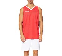 Spalding 300202503_XXL T-Shirt, Rouge, Blanc Homme
