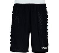 Spalding 300502501_XXL Shorts, Noir/Blanc, Homme
