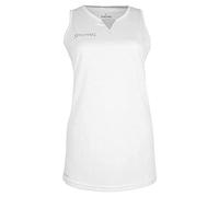 Spalding 4her III Debardeurs Femme, Blanc/Silver Gris, FR : 2XL (Taille Fabricant : XXL)