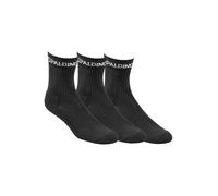 Spalding Socks Mid Cut Chaussettes de 3 pièces homme Noir 46-50