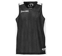 SPALDING - ESSENTIAL MAILLOT REVERSIBLE - Maillot de Basket - Maillot reversible - Confort Maximal - noir/blanc - xx-small