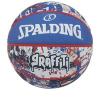 Ballon Spalding Graffiti Rubber - bleu/rouge - Taille 7