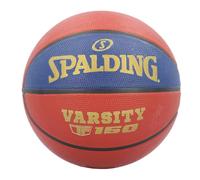 Spalding - LNB TF-150 - Basket-Ball - Taille 5 - Basket-Ball - Ballon certifié - Caoutchouc - Bleu/Rouge - Extérieur - Excellente adhérence - Très résistant