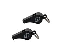 Spalding Lot de 2 sifflets en Plastique avec Cordons