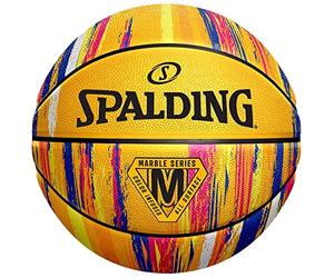 Spalding Marble Ball 84401Z, Unisex basketballs, Yellow, 7 EU