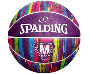 Spalding Marble Ball 84403Z, Unisex basketballs, Purple, 7 EU