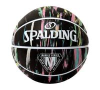Spalding - Marble Series Black Pastel - Taille 5 - Basketball en Caoutchouc - Basketball extérieur - Excellente adhérence - pour Enfants
