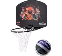 Spalding Mini Basketball Set Space Jam 79008Z, panneau arrière de basket-ball, unisexe, noir, taille : One size
