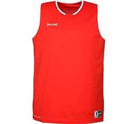 Spalding Move Debardeurs Homme Rouge/Blanc FR : XXS (Taille Fabricant : 116)