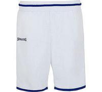 Spalding Move Femme Shorts, Blanc/Royal, FR (Taille Fabricant : XL)