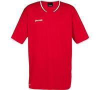 Spalding Move Shooting Shirt Homme Rouge/Blanc FR : XS (Taille Fabricant : 164)