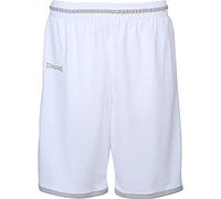 Spalding Move Short Homme, Blanc/Argent Gris, FR (Taille Fabricant : 3XL)
