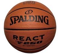Spalding Ballon de basket React FIBA TF 250 76967Z Orange Mixte Taille 7 EU